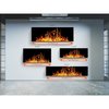 Heat Storm Decorative Radiant Glass Heater, 500 Watt, 16 in. X 48 in., Burning Fire Design, 120 V HS-1648-V13
